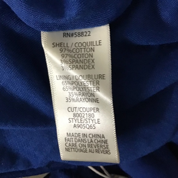 Max Studio Cobalt Blue Gauzy tiered Sleeveless Dress w/Tie Front Small NWT - Picture 14 of 14